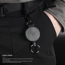 70CM Anti-Lost Telescopic Key Ring Resilience Steel Wire Rope Elastic Keychain Sporty Retractable Alarm Key Chain Trinket H44