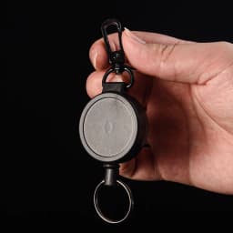 70CM Anti-Lost Telescopic Key Ring Resilience Steel Wire Rope Elastic Keychain Sporty Retractable Alarm Key Chain Trinket H44