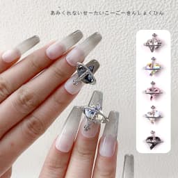 10pcs/lot Flat Bear Nails Charm Rhinestones Silver/Gold Nail Accessories Professional Charm Zirconia Diamond Luxury Parts DIY