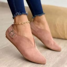 Women's Ballet Flats Outdoor Casual Pointe Wear Elegant Casual Pink Barefoot Heels Zapatos De Mujer