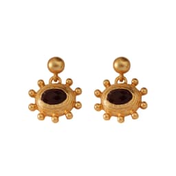 Trendy Jewelry 925 Silver Needle Matte Gold Color Earrings Vintage Temperament High Quality Metal Star Earrings For Women Gift