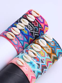 10/20/30/50Pcs/Lot Fashion Bohemia Braide Cotton Rope Adjustable Bracelet For Women Men Lucky Friendship Jewelry Party Gifts