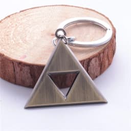 Vintage Triangle Symbol Necklaces & Pendants LoZ Game Peripherals Broze Triangle Amulet Choker Necklace Cosplay Jewelry Gifts