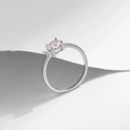 MODIAN 925 Sterling Silver Minimalist Rainbow Colorful Round Zirconia Rings Classic Wedding Statement Jewelry For Women Gift