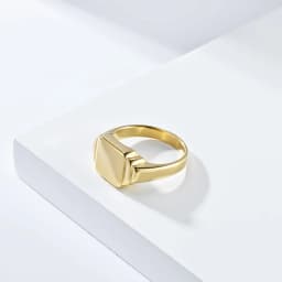 Male Men Big Large Smooth Statement Square Rings Black Gold Silver Color Stainless Steel Fashion Jewelry Size 7 8 9 10 11 12 13