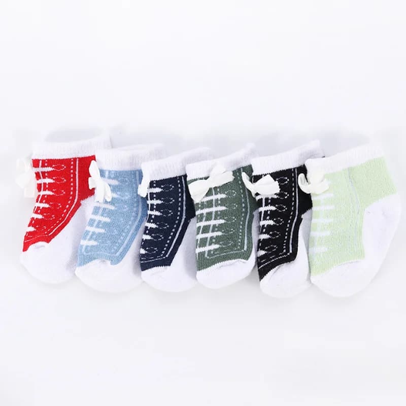 2Pair/lot 0-12 Months Sports Baby Socks