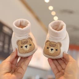 Winter New Cute Cartoon Baby Booties Boy Girl Boots Cotton Soft-Sole Non-Slip Warm Toddler First Walkers Infant Crib Shoes