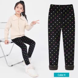 SheeCute Girls Winter Warm Pants Kids Fleece Lined Leggings for 3-11 Years SCW8101