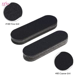 1/100PCS Pedicure File Refill Pads Callus Remover Foot Files Pedi File Replacement for Reusable Stainless Steel Foot Rasp Handle