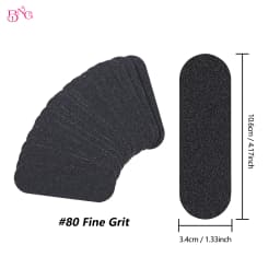 1/100PCS Pedicure File Refill Pads Callus Remover Foot Files Pedi File Replacement for Reusable Stainless Steel Foot Rasp Handle