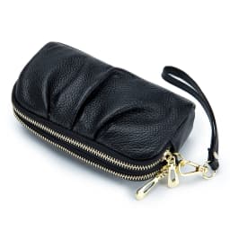 Genuine Leather Women Wallets Multifunction Large Capacity Purses Long Zip Wrist Bag Money Coin Holder Female Phone Purse