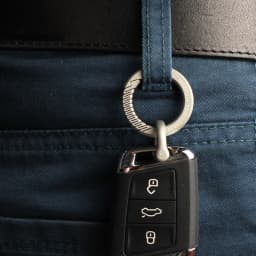 Luxury Titanium Car Key Chain Men Keychain Lightweight EDC Spin Key Ring Holder Buckle Male Father's Day Gift Jewelry Wholesale