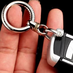 Luxury Titanium Car Key Chain Men Keychain Lightweight EDC Spin Key Ring Holder Buckle Male Father's Day Gift Jewelry Wholesale