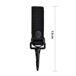 Military Specification Nylon Belt Waistband Key Ring High Density Velcro Key Chain Removable Durable Hanging Buckle Keychain H28