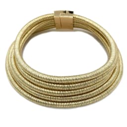 Liffly African Jewelry Set Fashion Choker Necklace Sets for Women Bohemia Bracelet Statement Jewelry Magnetism Button