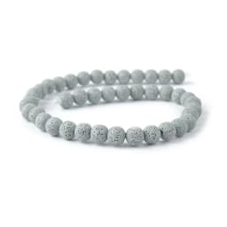 6mm-16mm Colored Volcanic Lava Round Jewelry Blue Lava Loose Energy Treatment Beads Jewelry Making DIY Bracelet Jewelry