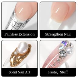 OXXI Gel for Nail Extension Manicure Poly Nail Gellac 56ml Builder UV LED Gel Polish Semi-permanent Nude Natural Acryl Varnish