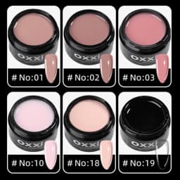 OXXI Gel for Nail Extension Manicure Poly Nail Gellac 56ml Builder UV LED Gel Polish Semi-permanent Nude Natural Acryl Varnish