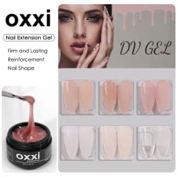 OXXI Gel for Nail Extension Manicure Poly Nail Gellac 56ml Builder UV LED Gel Polish Semi-permanent Nude Natural Acryl Varnish