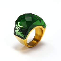 Multicolor Luxury Glass Crystal Men Rings Stainless Steel Women Jewelry Punk Rock Cool Stuff Fashion Accessories Gift Wholesale