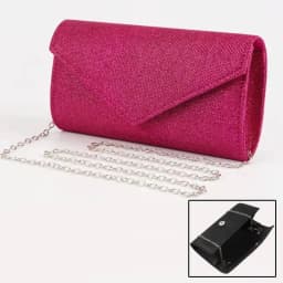 Women Envelope Evening Bag Glitter Ladies Chain Shoulder Bags Shiny Silver Long Purse Female Wedding Party Clutches Mini Handbag