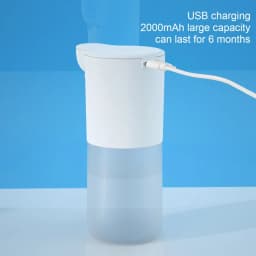350ML Touchless Automatic Soap Foam Dispenser USB Rechargeable Foam Hand Washer Machine Bathroom Infrared Sensor Soap Dispenser