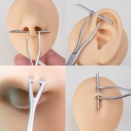 Surgical Steel Pliers Body Piercing Tool Forceps Needle Pipe Clamp Tweezers Open Close CBR Ring Plier Ear Belly Nose Pierc Tools