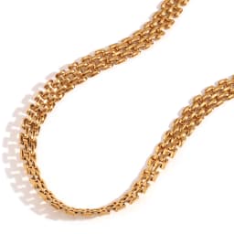 E.B.belle New Watch Strap Chain Bracelet Necklace 18K Gold Plated Jewelry 316L Stainless Steel Bracelet for Women Accessories