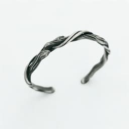 Personality Branch Bangle For Men Jewelry Open Size Trendy Silver 925 Bracelet Male Wood Pattern Hand Accessories