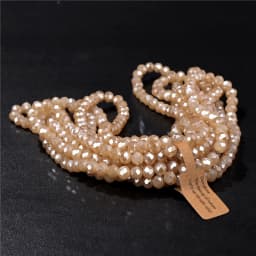 Wholesale 5 strand/lot Faceted Austrian Crystal Bead Rondelle Loose Spacer AB Color Glass Beads For Jewelry Making Accessories