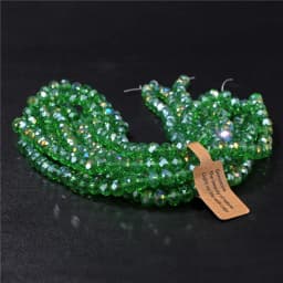 Wholesale 5 strand/lot Faceted Austrian Crystal Bead Rondelle Loose Spacer AB Color Glass Beads For Jewelry Making Accessories