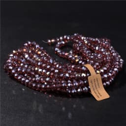 Wholesale 5 strand/lot Faceted Austrian Crystal Bead Rondelle Loose Spacer AB Color Glass Beads For Jewelry Making Accessories