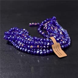 Wholesale 5 strand/lot Faceted Austrian Crystal Bead Rondelle Loose Spacer AB Color Glass Beads For Jewelry Making Accessories