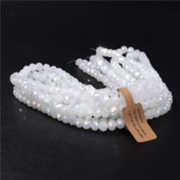 Wholesale 5 strand/lot Faceted Austrian Crystal Bead Rondelle Loose Spacer AB Color Glass Beads For Jewelry Making Accessories