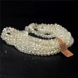 Wholesale 5 strand/lot Faceted Austrian Crystal Bead Rondelle Loose Spacer AB Color Glass Beads For Jewelry Making Accessories