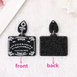 10 Pcs Divination Magic Ouija Planchette Charms Gothic Jewlery Findings For Keychain Necklace Diy Making