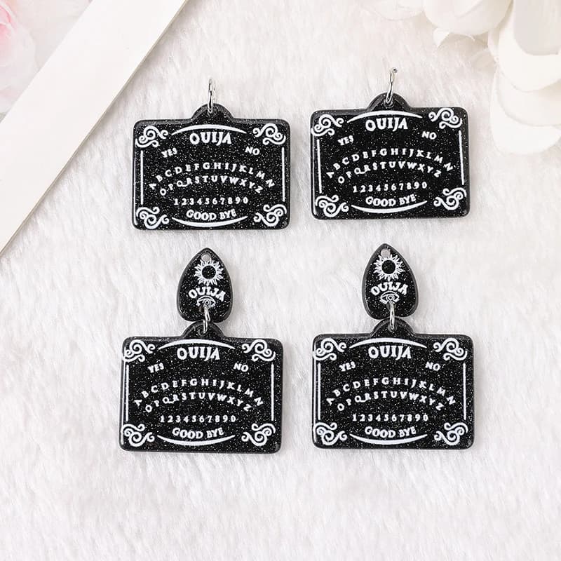10 Pcs Divination Magic Ouija Planchette Charms Gothic Jewlery Findings For Keychain Necklace Diy Making