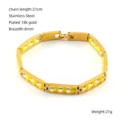 GD Hot Trend Stainless Steel Holiday Devise Lucky Amulet Beads Bangle For Women Trend Couple Bracelet Holiday Gifts