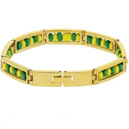 GD Hot Trend Stainless Steel Holiday Devise Lucky Amulet Beads Bangle For Women Trend Couple Bracelet Holiday Gifts