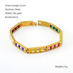 GD Hot Trend Stainless Steel Holiday Devise Lucky Amulet Beads Bangle For Women Trend Couple Bracelet Holiday Gifts
