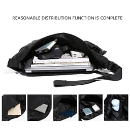 MOYYI INS Korean Style Men Messenger Bags Women Travel Casual Large Hobo Bag Waterproof Nylon Laptop Crossbody Shoulder Bag