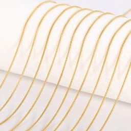 10pcs Punk Stainless Steel Round Snake Necklace for Men Women Water Wave Chain 0.9mm Width Link Chain Choker Tone Metal Neckalce