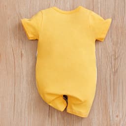 Newborn Baby Clothes Unisex Standing ear mouse pattern Summer cotton Short Sleeve Romper Infant Toddler Pajamas One Piece Outfit