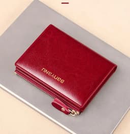 Anti RFID Woman Small Genuine Leather Purse New Design Ultra Thin Coin Wallet for Women Fashion Gifts