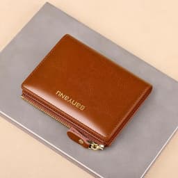 Anti RFID Woman Small Genuine Leather Purse New Design Ultra Thin Coin Wallet for Women Fashion Gifts