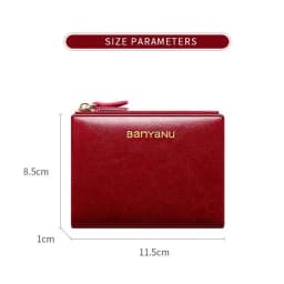 Anti RFID Woman Small Genuine Leather Purse New Design Ultra Thin Coin Wallet for Women Fashion Gifts
