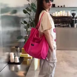 Korean style Canvas Tote Bags For Women Large Capacity Handbag Casual Shoulder Bag Shopping Bag Gilr Purse