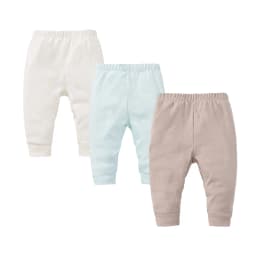 100% Cotton Baby Pants Blank Colors Kids Trousers Plain Newborn Clothing Muslin Clothes