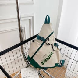 New Y2k Portable Light Nylon Crossbody Bag Trendy Rucksack Travel Shoulder Bag Casual knapsack Outdoor Sports Unisex Chest Packs