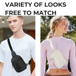 Women Chest Bag Mini Fashion Unisex Lightweight Pouch Shoulder Sling Bag Crossbody Sports Outdoor Running Travel Casual Bag